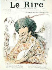 TzU-Hsi 1835-1908 Empress Dowager of China by Charles Leandre