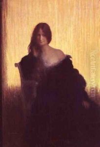 Portrait of a Woman by Charles Leandre