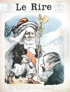Reception of President Emile Loubet 1838-1929 by Charles Leandre