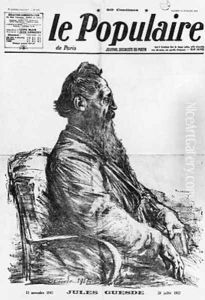 Death of Jules Guesde by Charles Leandre
