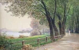 The Fontenay in Hamburg by Ascan Lutteroth