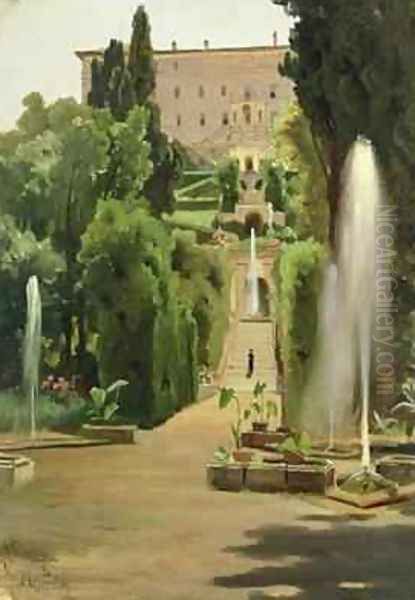 Villa DEste Tivoli 1869 - view 1