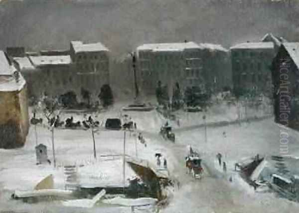 The Belle-Alliance Square in Berlin 1870 - view 1