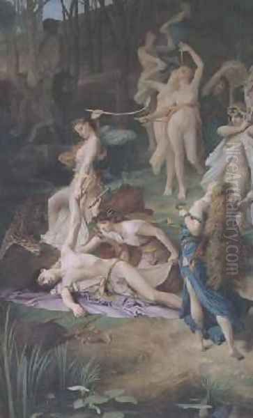 The Death of Orpheus by Emile Levy