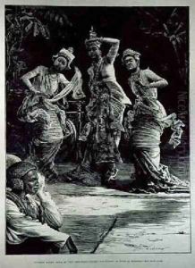 Burmese Ballet Girls as They Performed Before the Viceroy of India at Rangoon Burmese Ballet Girls as They Performed Before the Viceroy of India at Rangoon