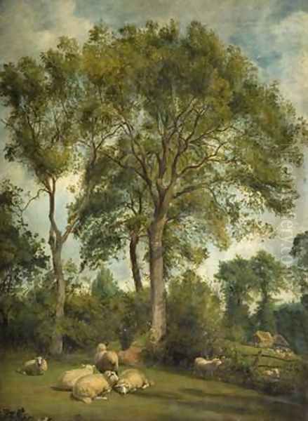 Landscape with Sheep - view 1