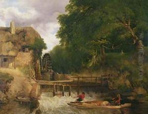 The Millers Boat by Frederick Richard Lee, R.A.