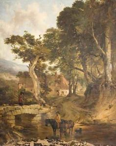 The Watering Place by Frederick Richard Lee, R.A.