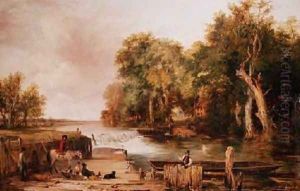 Waiting for the Ferry by Frederick Richard Lee, R.A.