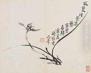Landscapes Flowers and Birds Orchid Qing Dynasty 1780 Landscapes Flowers and Birds Orchid Qing Dynasty 1780