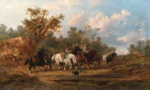The horse station by Alexis de Leeuw