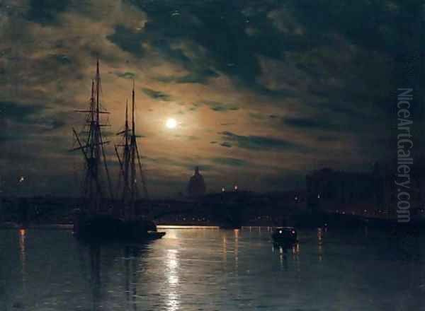 Night on the Neva, St. Petersburg - view 1
