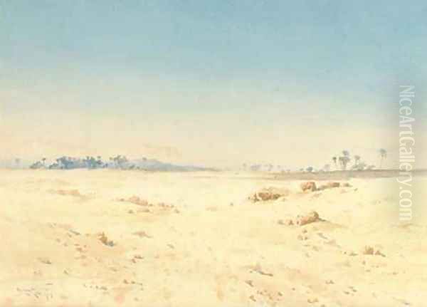 An oasis in the desert - view 1