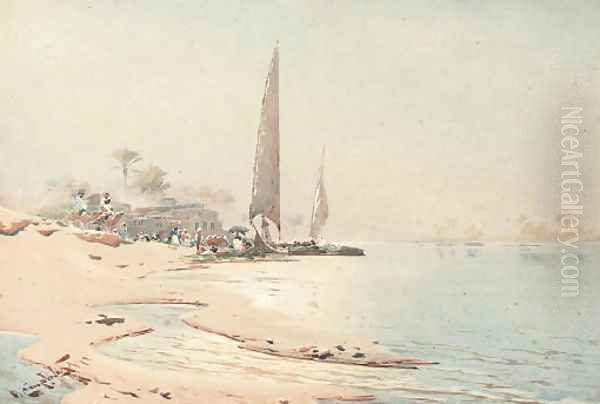 On the banks of the Nile - view 1