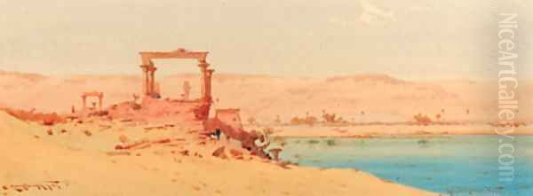 Ruins at Kerlossia, Nubia - view 1