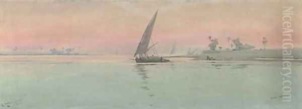 On the Nile - view 1