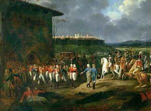 The English Prisoners at Astorga Being Presented to Napoleon Bonaparte 1769-1821 by Hippolyte Lecomte