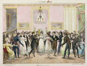 A Society Ball by Hippolyte Lecomte