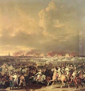 The Siege of Lille by Albert de Saxe-Tachen 8th October 1792 by Hippolyte Lecomte