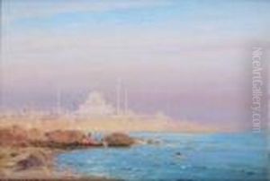 Vue De Constantinople by Henri Duvieux
