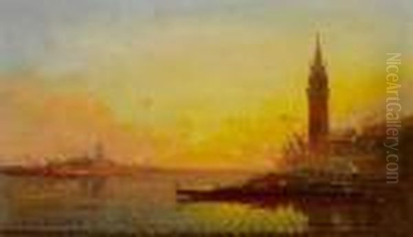 Ansicht Von Venedig Bei Sonnenuntergang - view 1