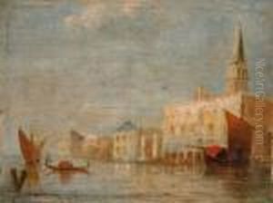 Venice Canal Scene by Henri Duvieux