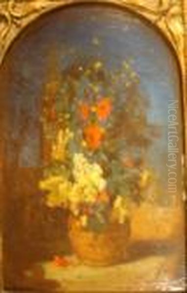 Bouquet De Fleurs Des Champs Dans Une Potiche - view 1