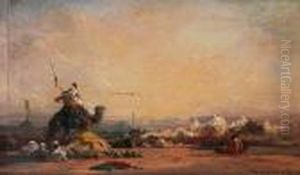 Larrivee De La Caravane by Henri Duvieux