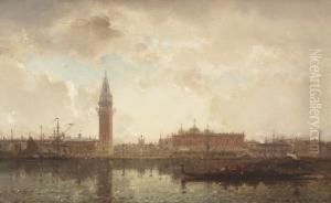 Bacino Di San Marco Mit Dogenpalast. by Henri Duvieux