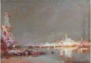 Le Bosphore A Istambul by Henri Duvieux