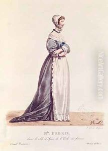 Madame Debrie in the role of Agnes in LEcole des Femmes by Hippolyte Lecomte