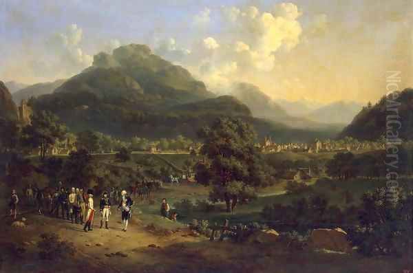Meeting of Napoleon with the Ambassadors of the Austrian Emperor near Leoben, St - view 1