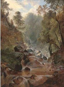 Stockghyll Force, Ambleside by John Berney Ladbrooke