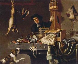 A poulterer by Antonius Leemans