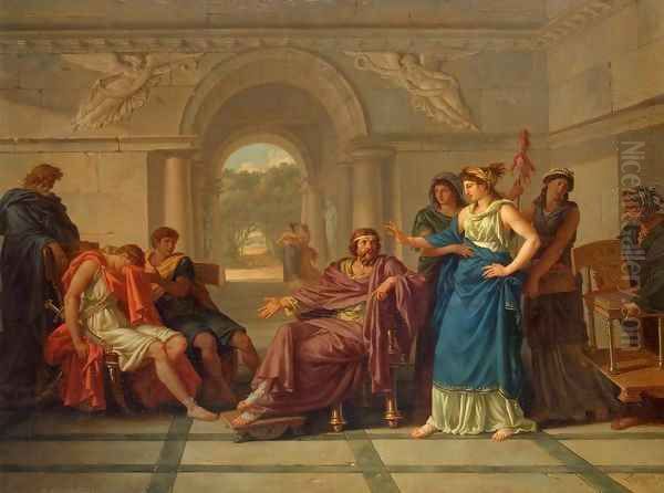 Helen Recognising Telemachus, Son of Odysseus - view 1