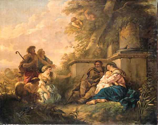 The Rest on the Flight into Egypt - view 1