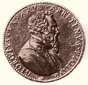 Memorial Medal of Giorgio Vasari by Leone Leoni