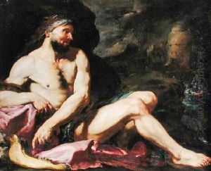 Samson Victorious by Giambattista Langetti