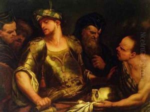 The Executioner Presents the Head of St John the Baptist to King Herod The Executioner Presents the Head of St John the Baptist to King Herod