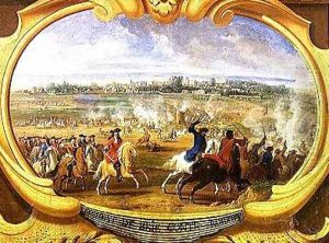 The Blockade of Paris Battle of Brie Comte Robert by Sauveur Le Conte