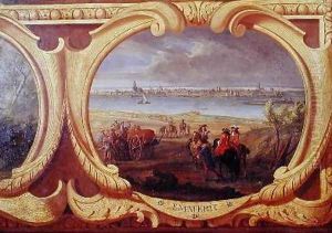 Crossing the Rhine by Sauveur Le Conte