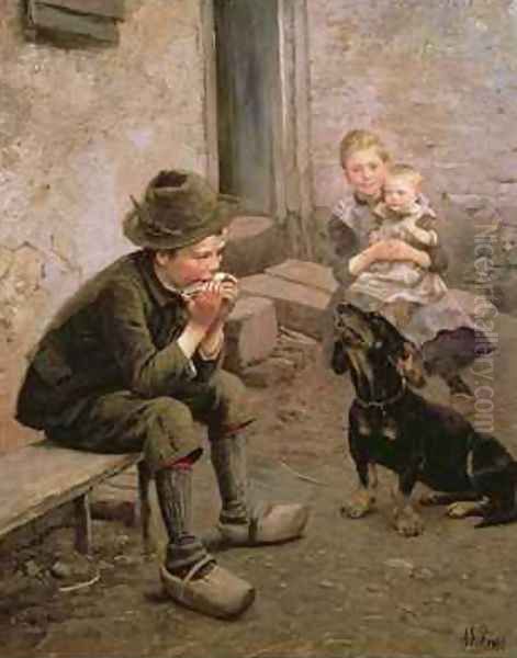 The Mouth Organ Player - view 1