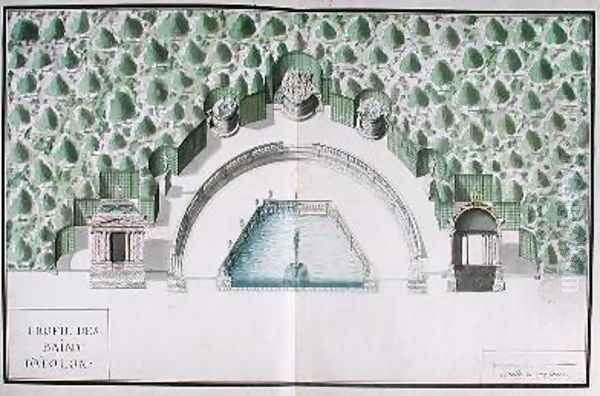 Design for the Baths of Apollo at Versailles - view 1