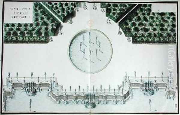 Design for the Piece de Neptune at Versailles - view 1