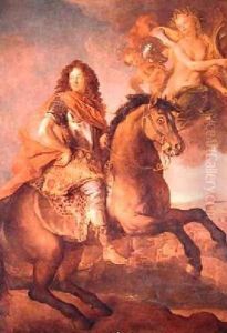 Portrait of Armand Jean Vignerot Duc de Richelieu at the Siege of Castellamare in 1647 by Charles de Lafosse