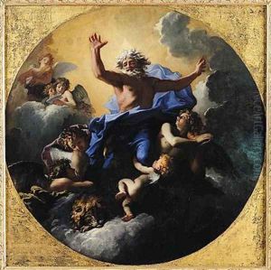 God the Father Carried by Angels by Charles de Lafosse