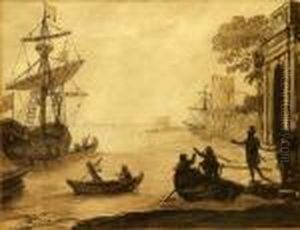 Harbour Scene by Richard Earlom
