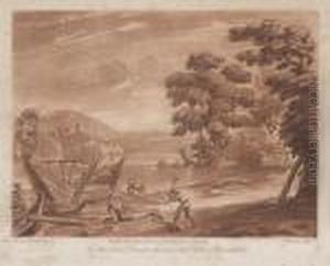 Motiv Efter Claude Lorrain by Richard Earlom