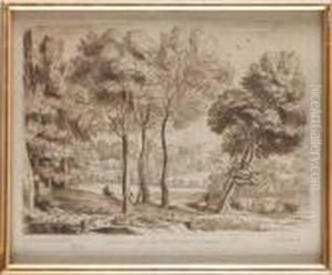 Motiv Efter Claude Lorrain by Richard Earlom