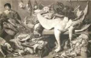 1657, A Good Impressionwith
Margins, Minor Foxing, Staining And Creasing, Two Repairedtears Tears
Upper Right And Left Margin, One Extending Just Intothe Image, Generally
Good Condition, 42x58cm by Richard Earlom